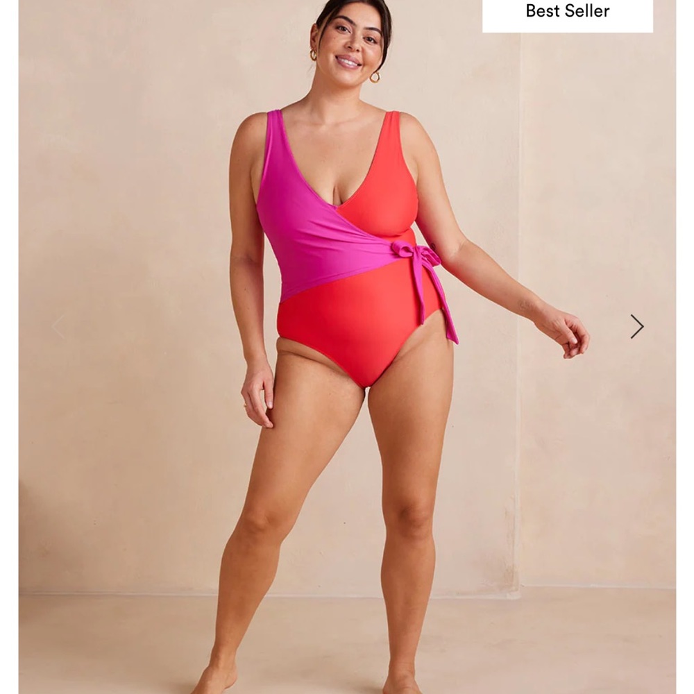 Summersalt size 2 one piece wrap bathing suit